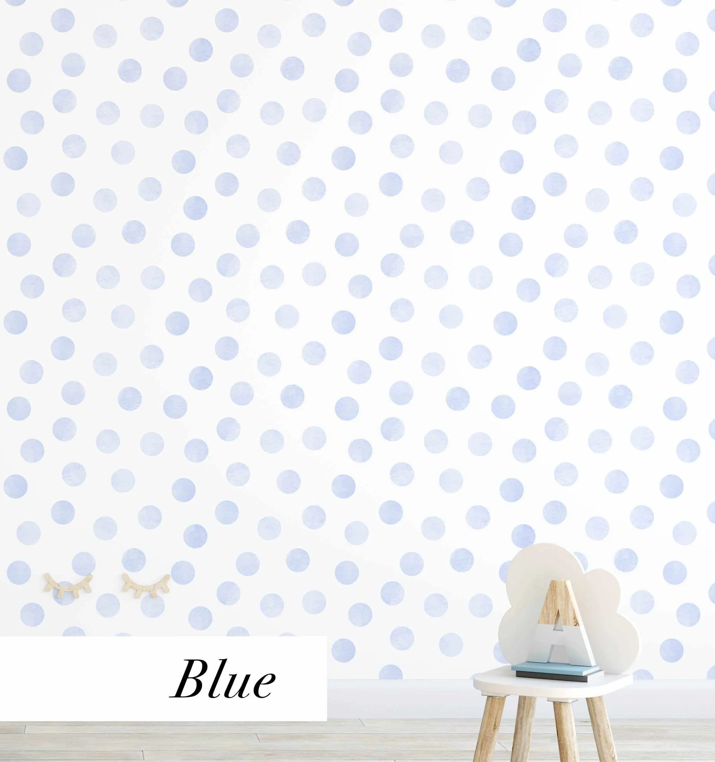 Spots Wallpaper | 5 Colour Options-Wallpaper-Buy Kids Removable Wallpaper Online Our Custom Made Children√¢‚Ç¨‚Ñ¢s Wallpapers Are A Fun Way To Decorate And Enhance Boys Bedroom Decor And Girls Bedrooms They Are An Amazing Addition To Your Kids Bedroom Walls Our Collection of Kids Wallpaper Is Sure To Transform Your Kids Rooms Interior Style From Pink Wallpaper To Dinosaur Wallpaper Even Marble Wallpapers For Teen Boys Shop Peel And Stick Wallpaper Online Today With Olive et Oriel