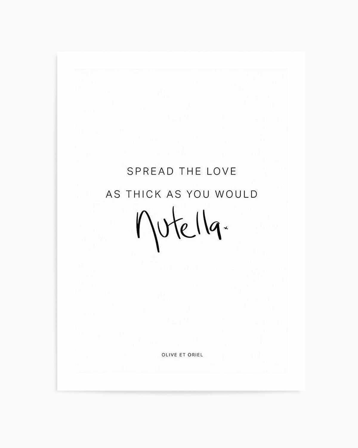 Spread The Love Art Print