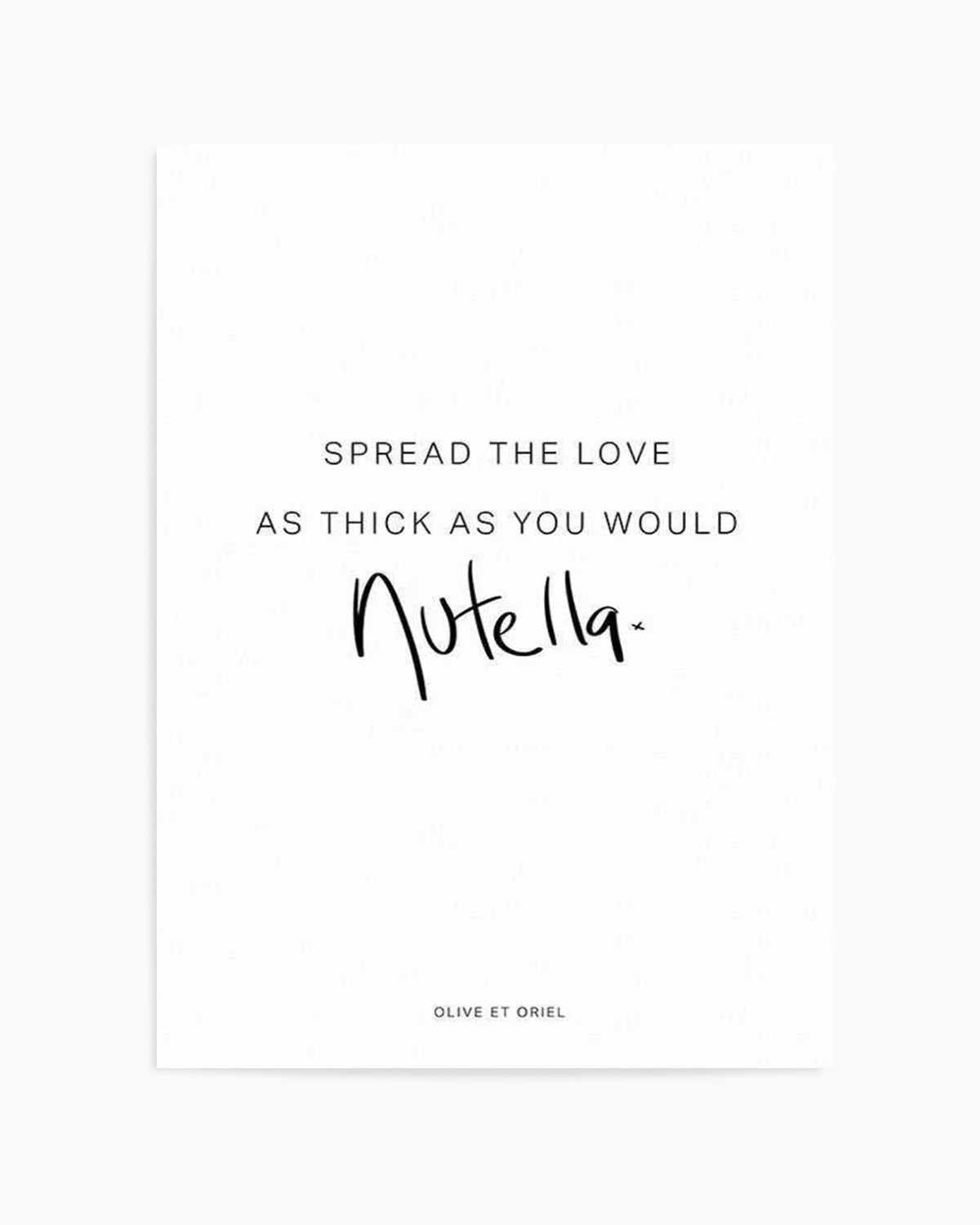 Spread The Love Art Print