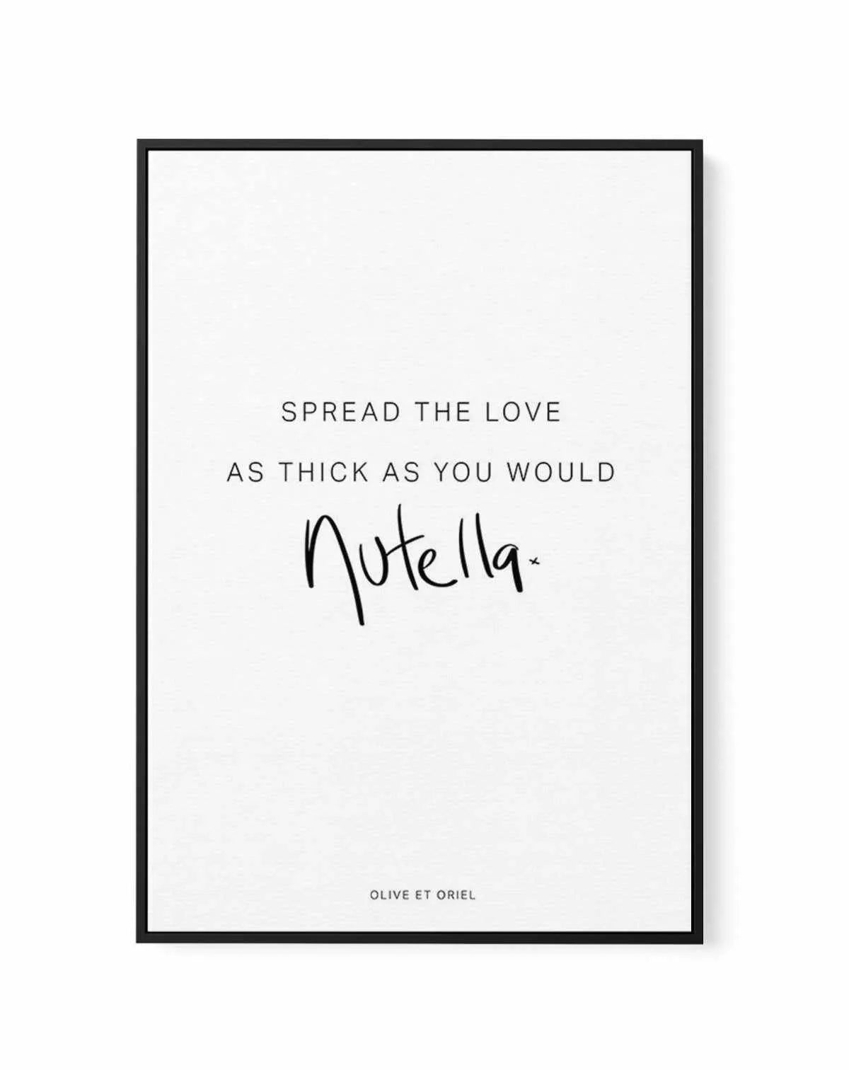 Spread The Love | Framed Canvas-CANVAS-You can shop wall art online with Olive et Oriel for everything from abstract art to fun kids wall art. Our beautiful modern art prints and canvas art are available from large canvas prints to wall art paintings and our proudly Australian artwork collection offers only the highest quality framed large wall art and canvas art Australia - You can buy fashion photography prints or Hampton print posters and paintings on canvas from Olive et Oriel and have them 