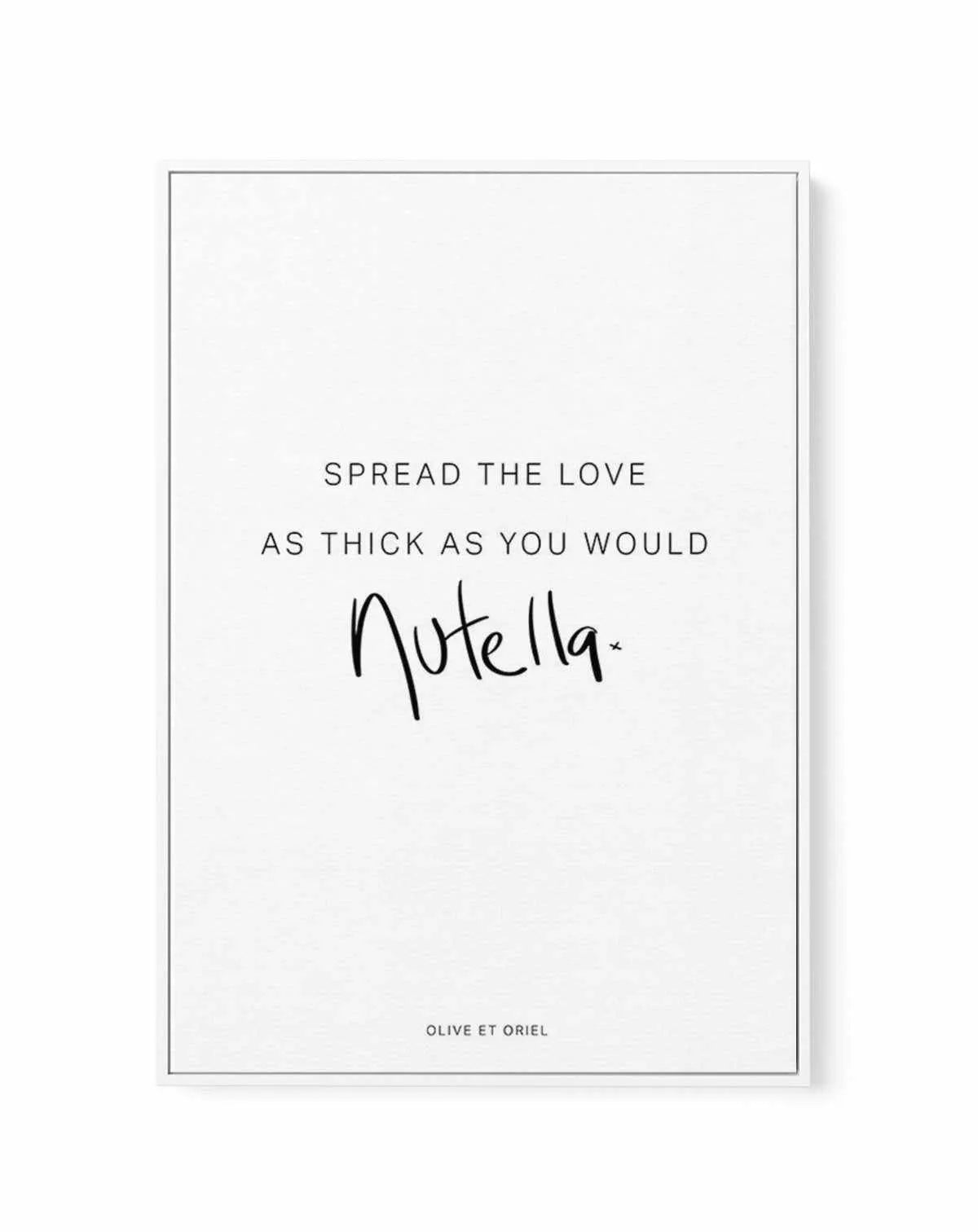 Spread The Love | Framed Canvas-CANVAS-You can shop wall art online with Olive et Oriel for everything from abstract art to fun kids wall art. Our beautiful modern art prints and canvas art are available from large canvas prints to wall art paintings and our proudly Australian artwork collection offers only the highest quality framed large wall art and canvas art Australia - You can buy fashion photography prints or Hampton print posters and paintings on canvas from Olive et Oriel and have them 