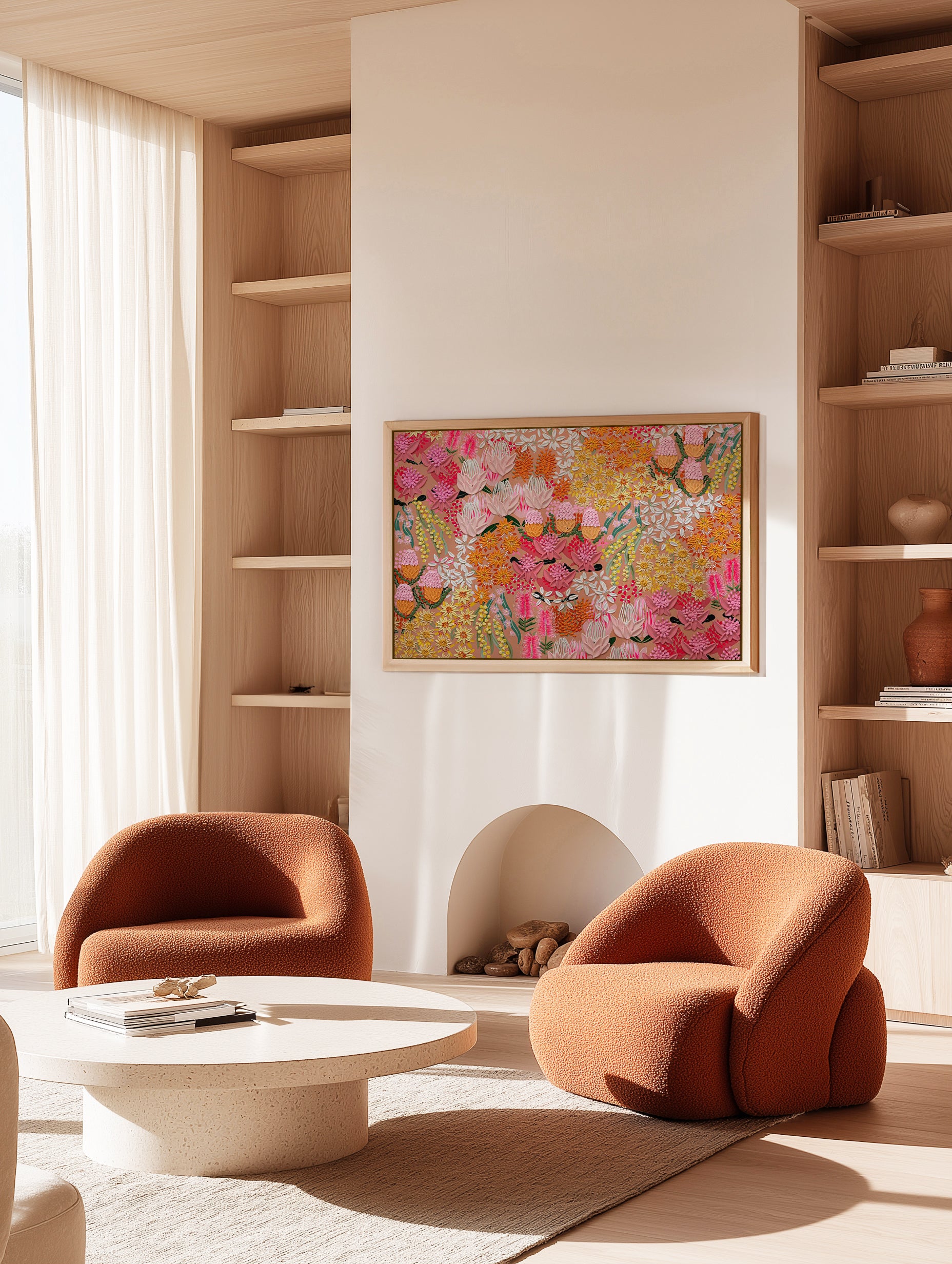 Spring Fling By Alex Mason | Framed Canvas Art Print from Olive et Oriel where you can shop wallpaper and artworks online