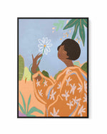 Spring Flower by Arty Guava | Framed Canvas Art Print