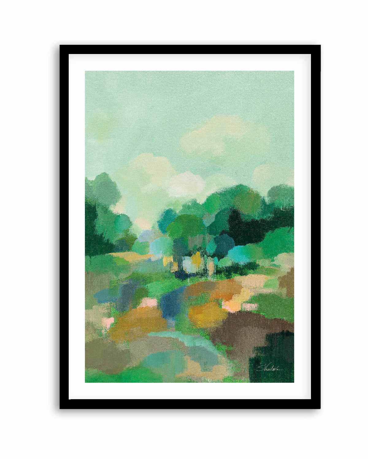Spring Green II | Art Print from Olive et Oriel where you can shop wallpaper and artworks online