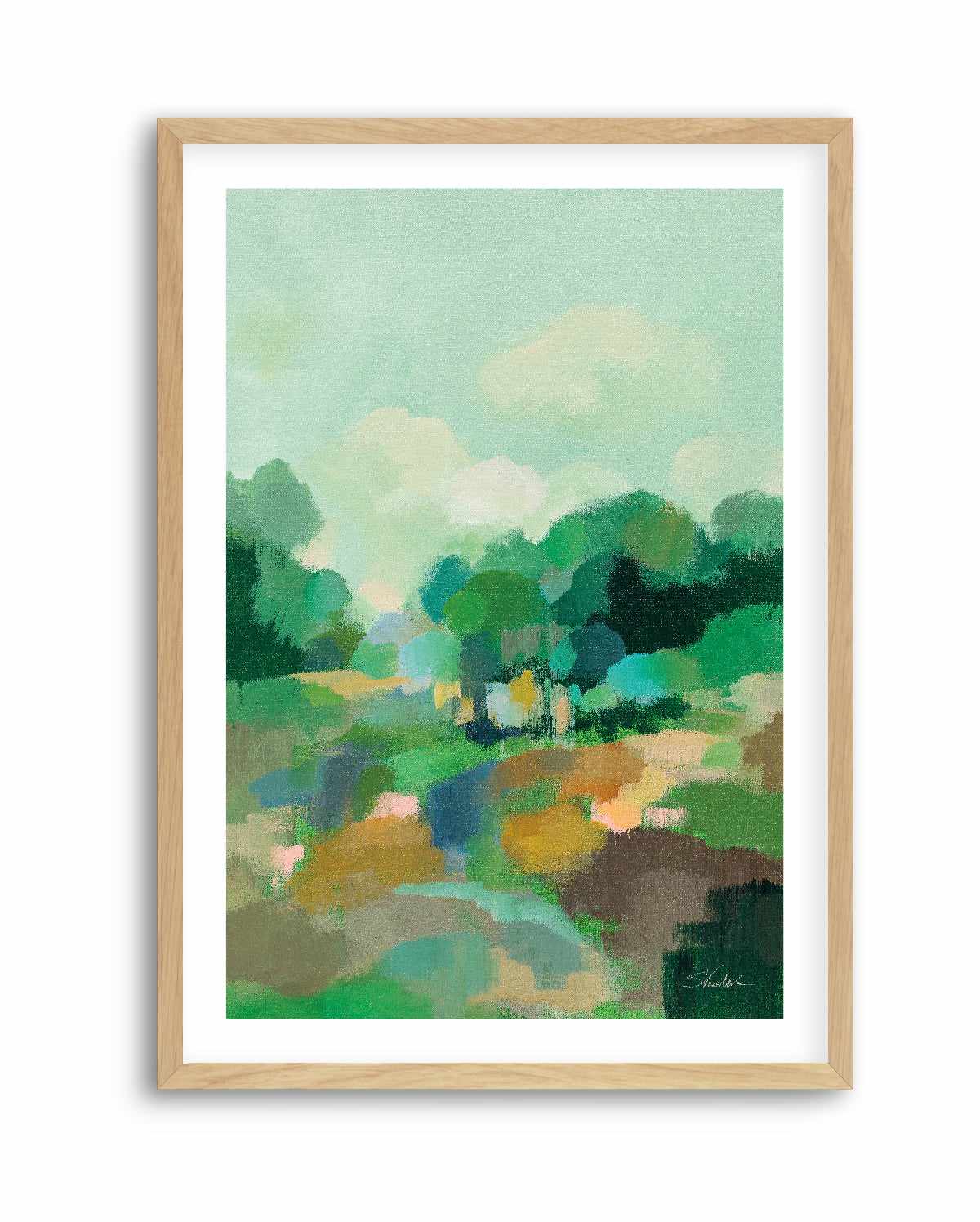 Spring Green II | Art Print from Olive et Oriel where you can shop wallpaper and artworks online