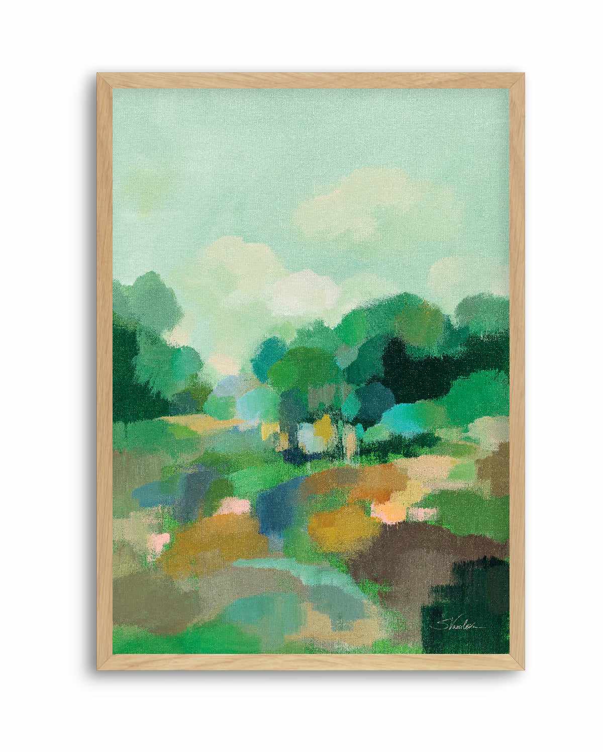 Spring Green II | Art Print from Olive et Oriel where you can shop wallpaper and artworks online
