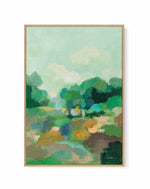 Spring Green I | Framed Canvas Art Print