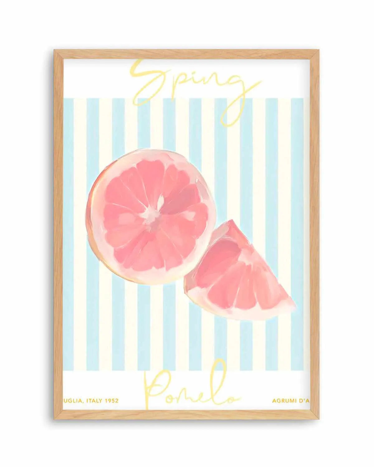 Spring Pomelo Art Print from Olive et Oriel where you can shop wallpaper and artworks online