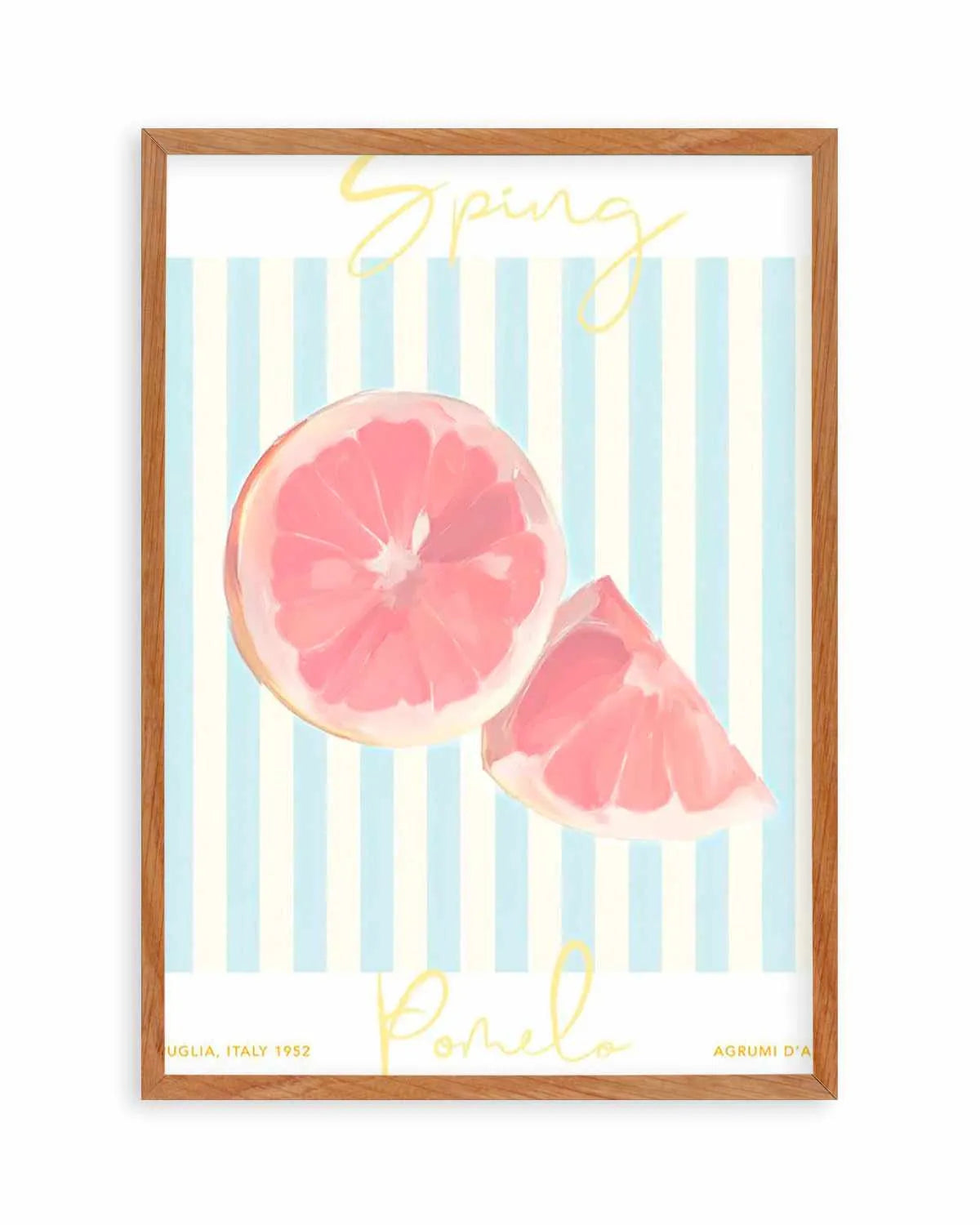 Spring Pomelo Art Print from Olive et Oriel where you can shop wallpaper and artworks online