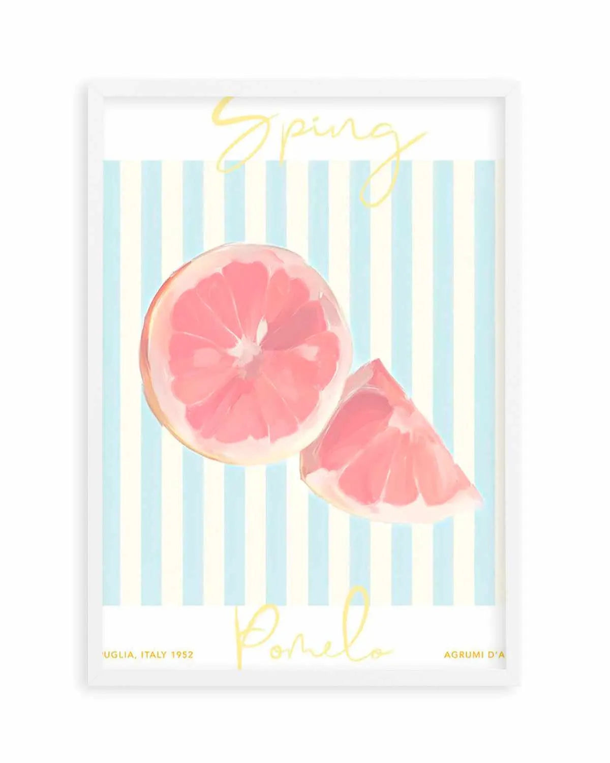 Spring Pomelo Art Print from Olive et Oriel where you can shop wallpaper and artworks online
