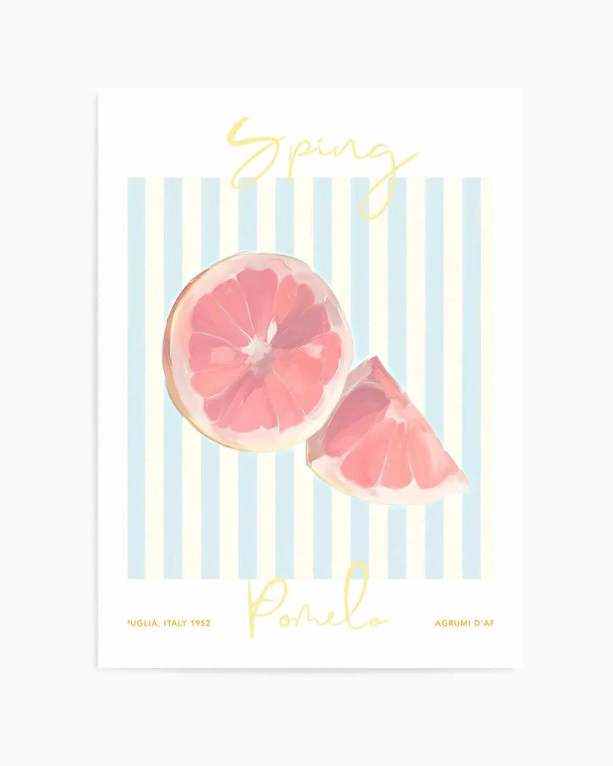 Spring Pomelo Art Print from Olive et Oriel where you can shop wallpaper and artworks online