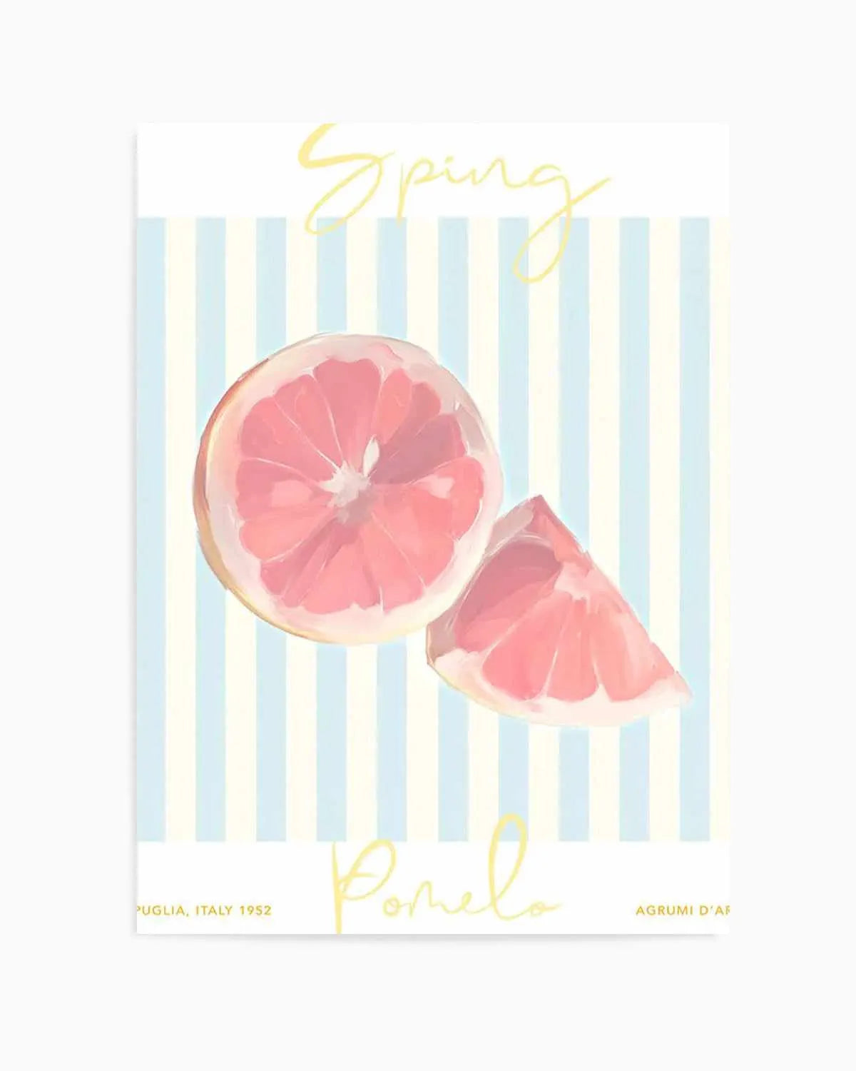 Spring Pomelo Art Print from Olive et Oriel where you can shop wallpaper and artworks online
