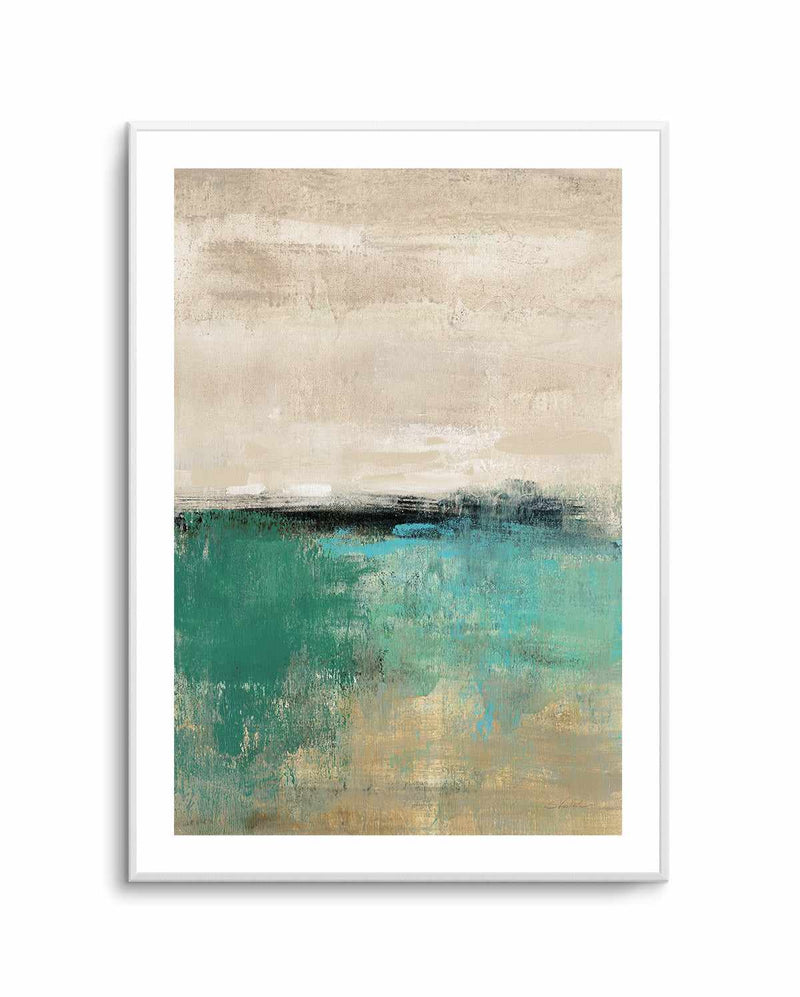 Spring Valley II Teal | Art Print