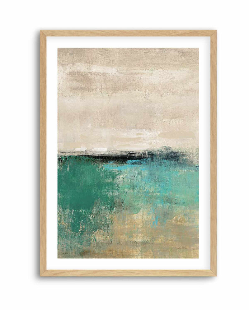 Spring Valley II Teal | Art Print