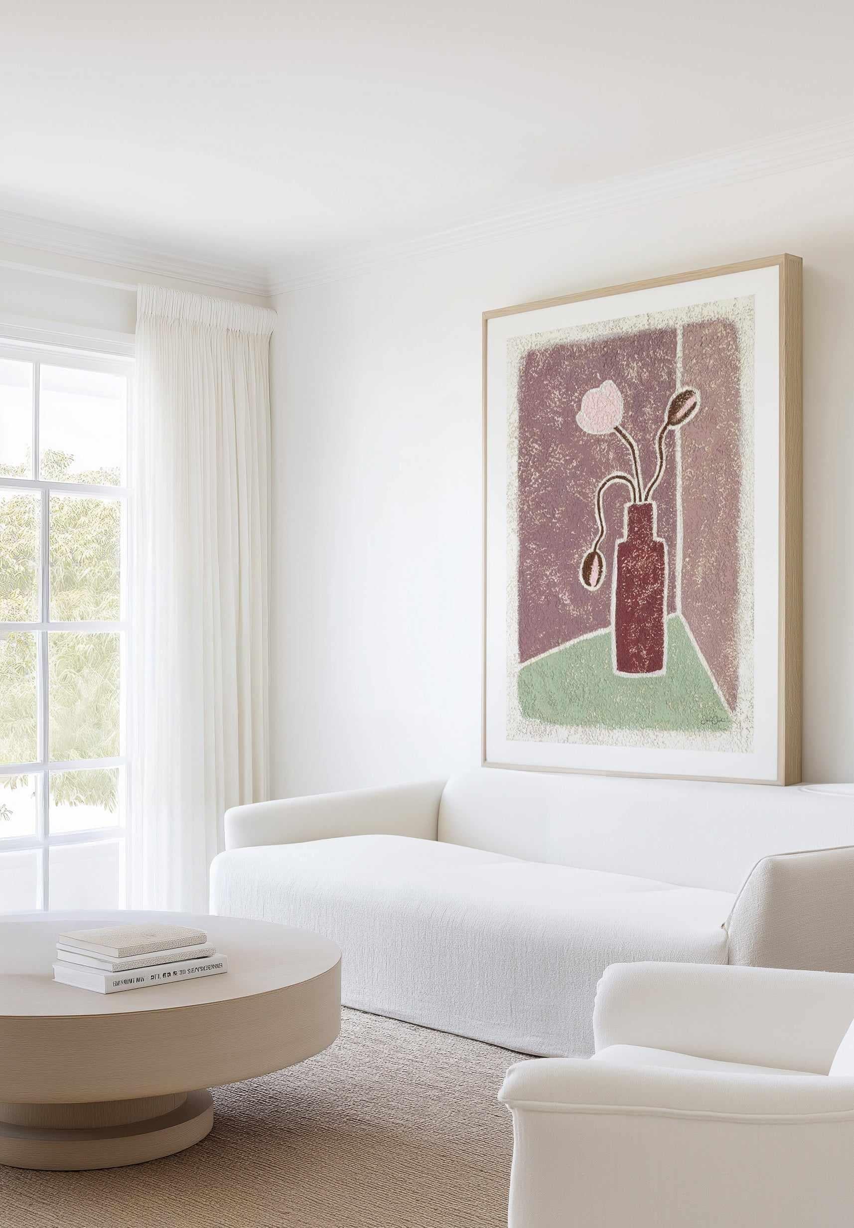 Spring in a Vase by Julie Celina | Art Print from Olive et Oriel where you can shop wallpaper and artworks online