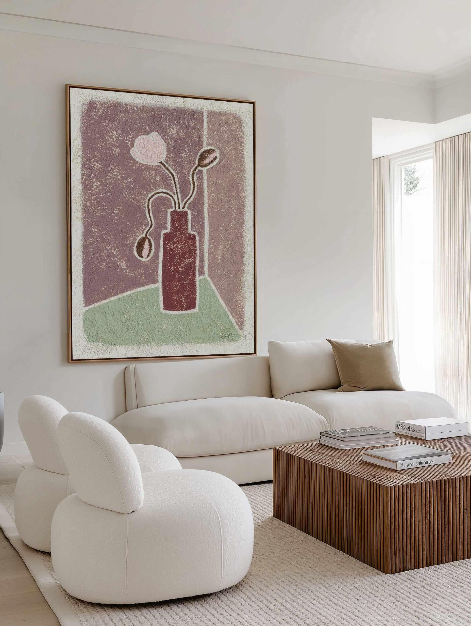 Spring in a Vase by Julie Celina | Framed Canvas Art Print from Olive et Oriel where you can shop wallpaper and artworks online