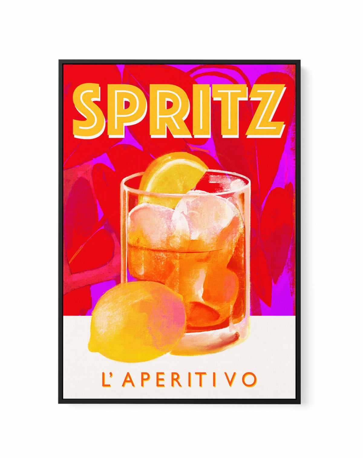 Spritz Afertivo by Marco Marella | Framed Canvas Art Print from Olive et Oriel where you can shop wallpaper and artworks online