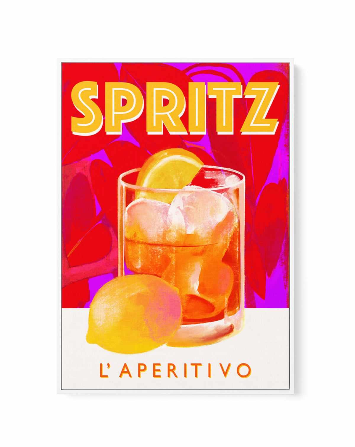 Spritz Afertivo by Marco Marella | Framed Canvas Art Print from Olive et Oriel where you can shop wallpaper and artworks online