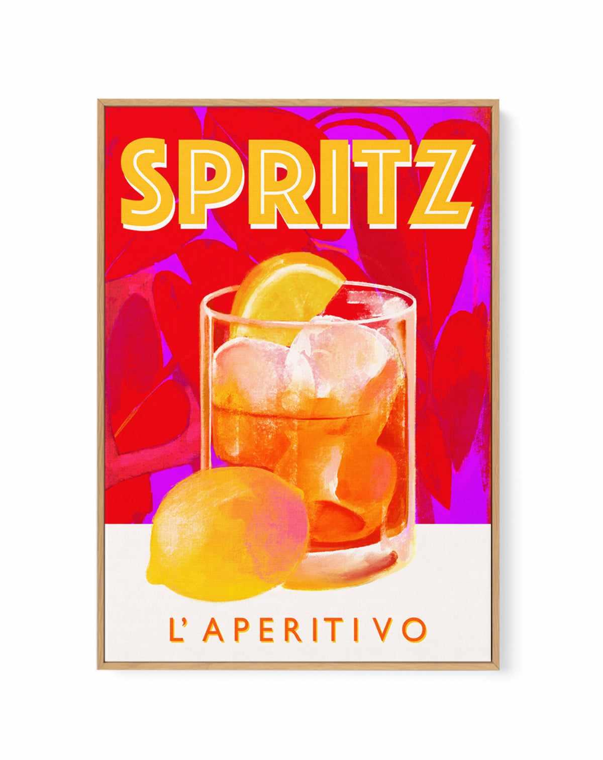 Spritz Afertivo by Marco Marella | Framed Canvas Art Print from Olive et Oriel where you can shop wallpaper and artworks online