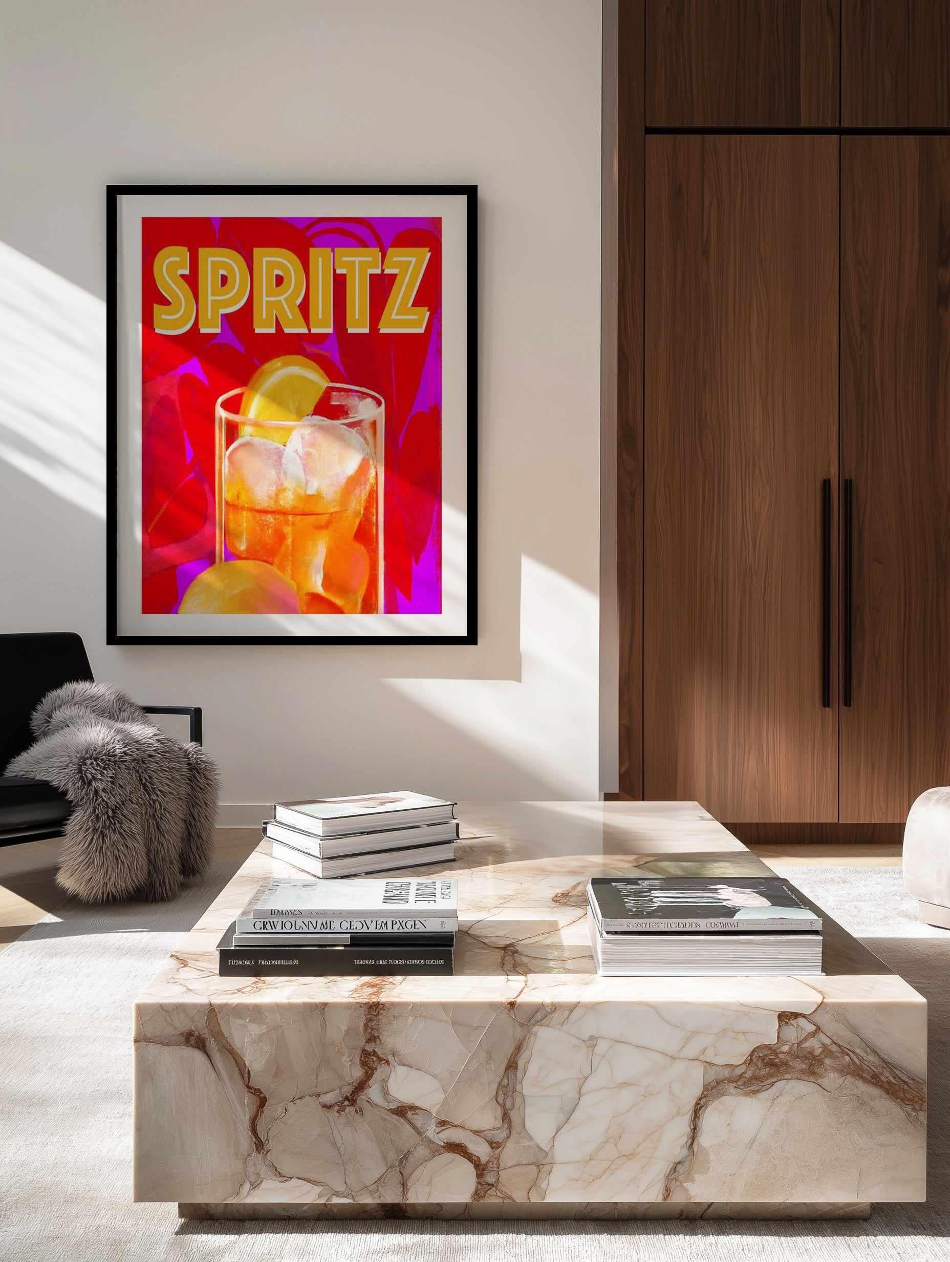 Spritz Afertivo by Marco Marella | Art Print from Olive et Oriel where you can shop wallpaper and artworks online