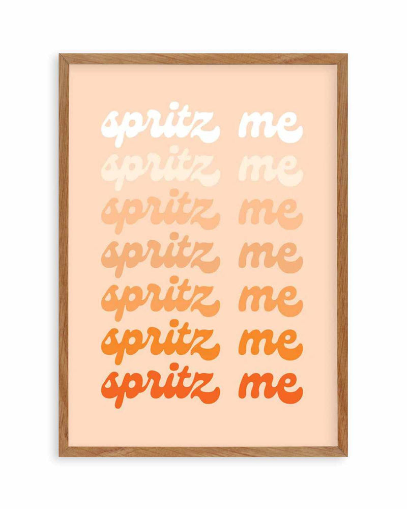 Spritz Me Art Print