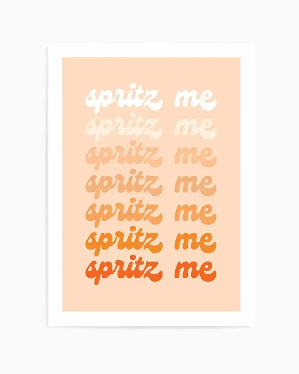 Spritz Me Art Print from Olive et Oriel where you can shop wallpaper and artworks online