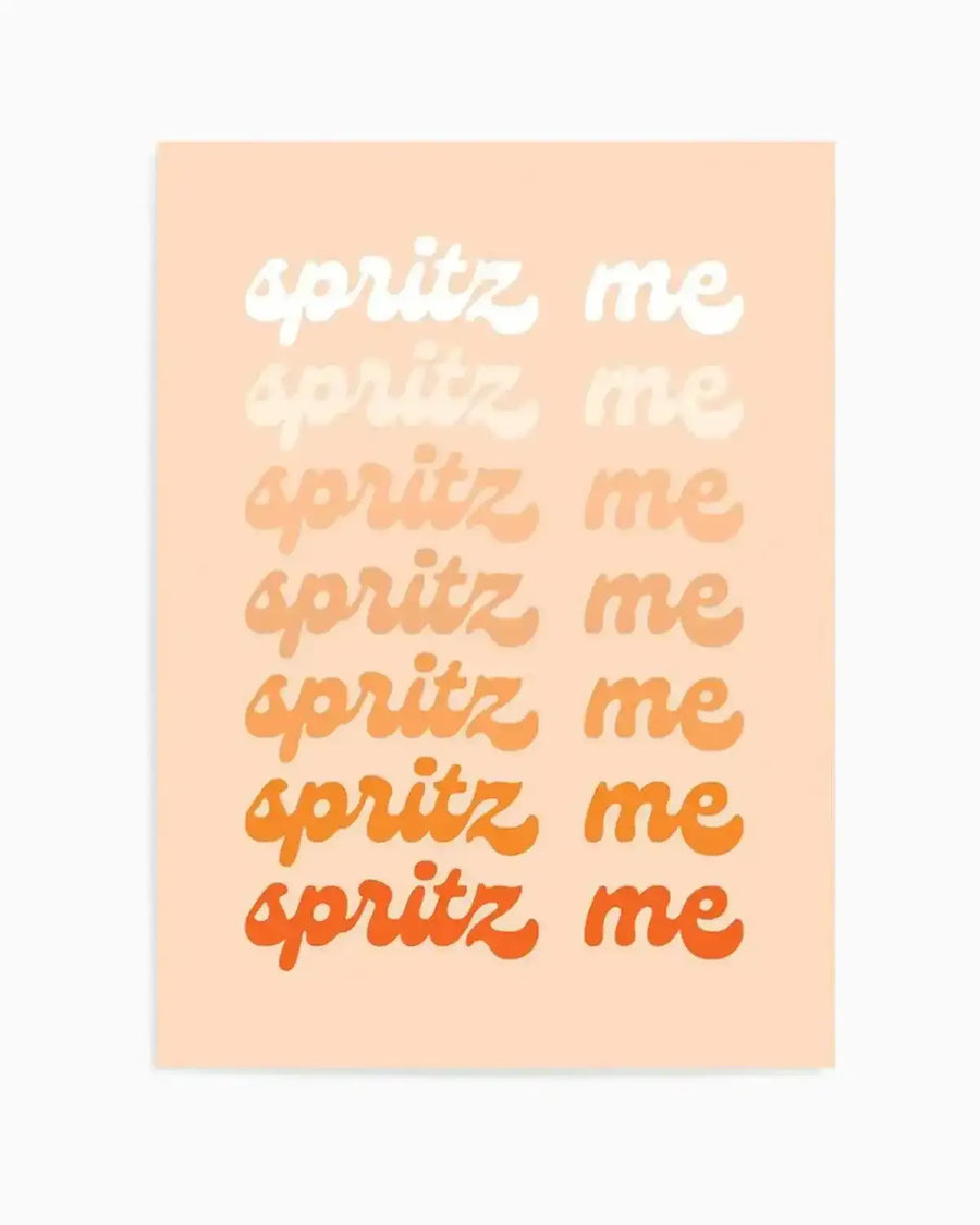 Spritz Me Art Print from Olive et Oriel where you can shop wallpaper and artworks online