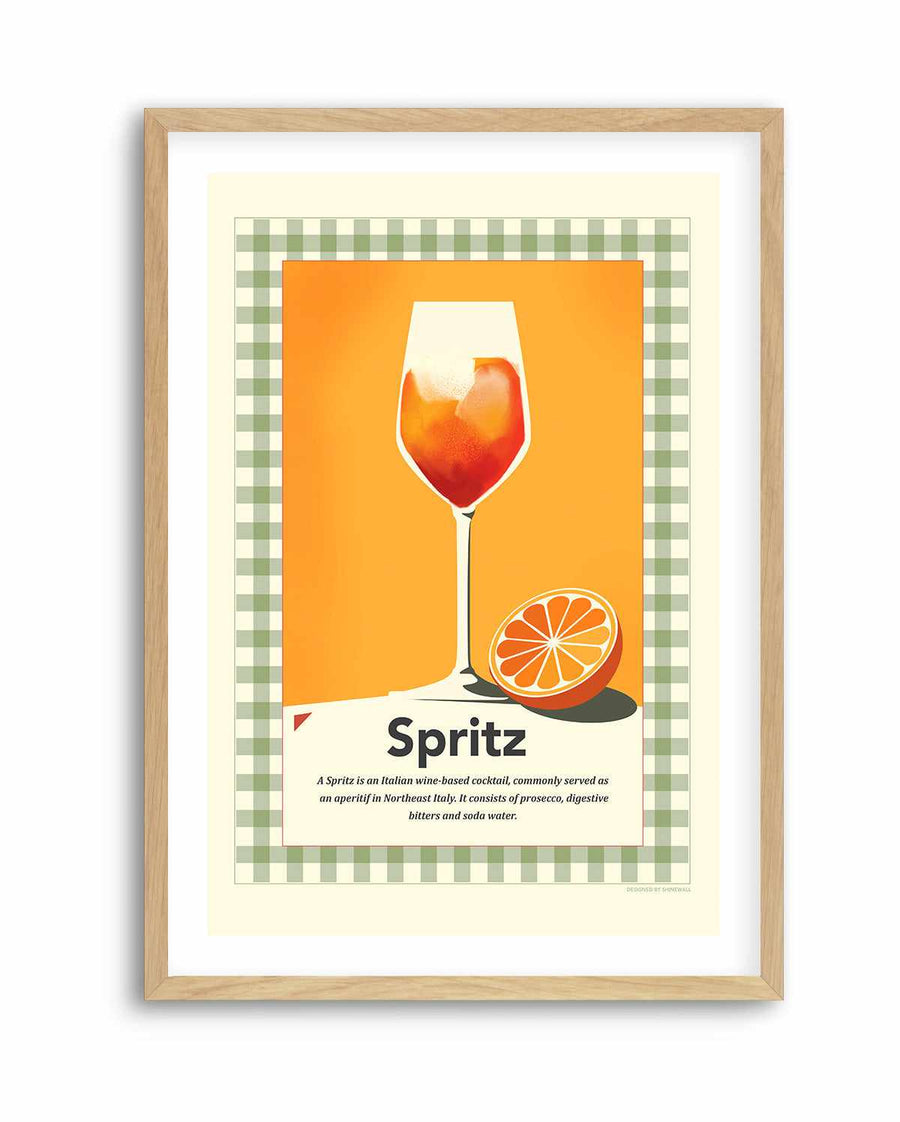 Spritz retro print By Dioisis Gemos| Art Print from Olive et Oriel where you can shop wallpaper and artworks online