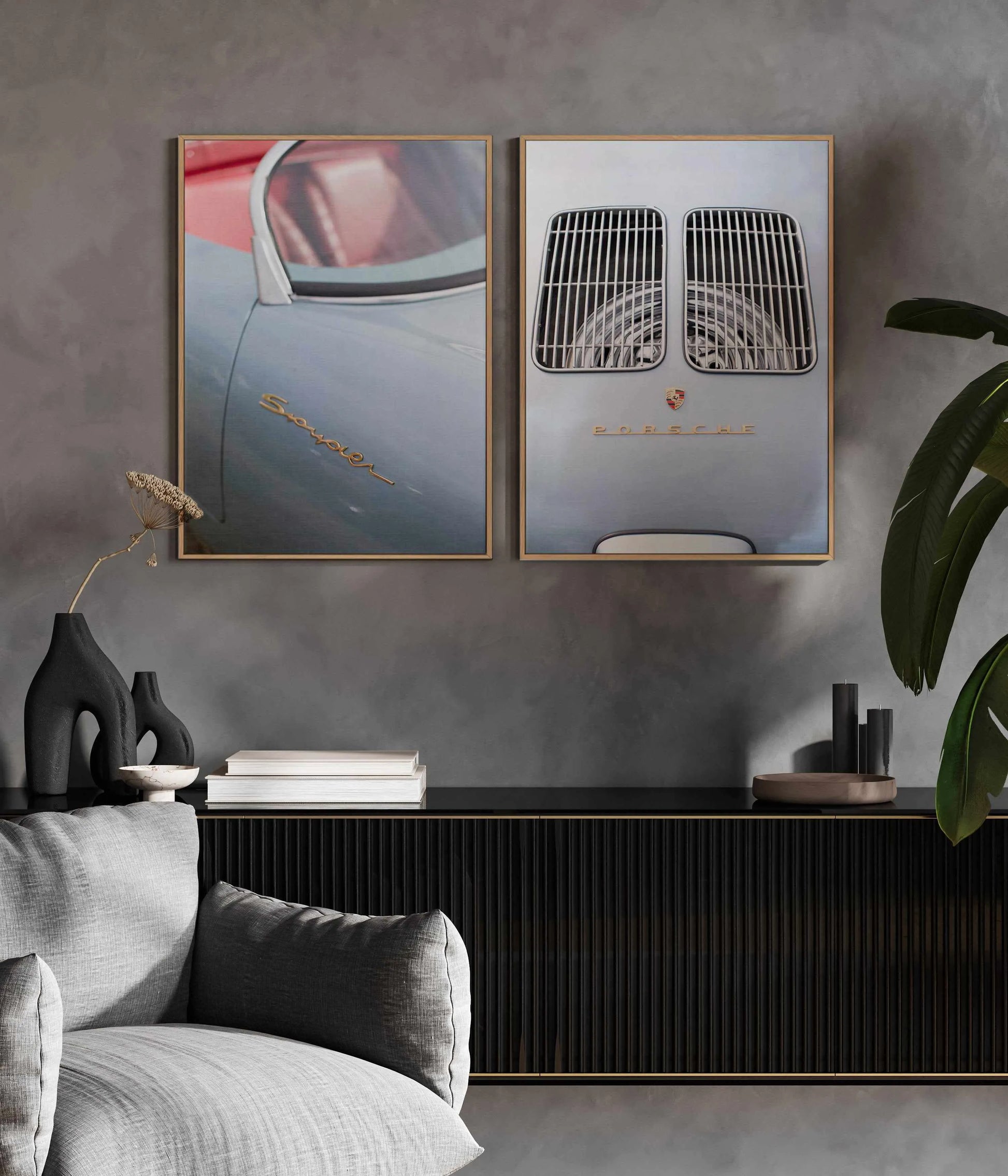 Spyder Porsche I by Markus Spiske | Framed Canvas Art Print from Olive et Oriel where you can shop wallpaper and artworks online