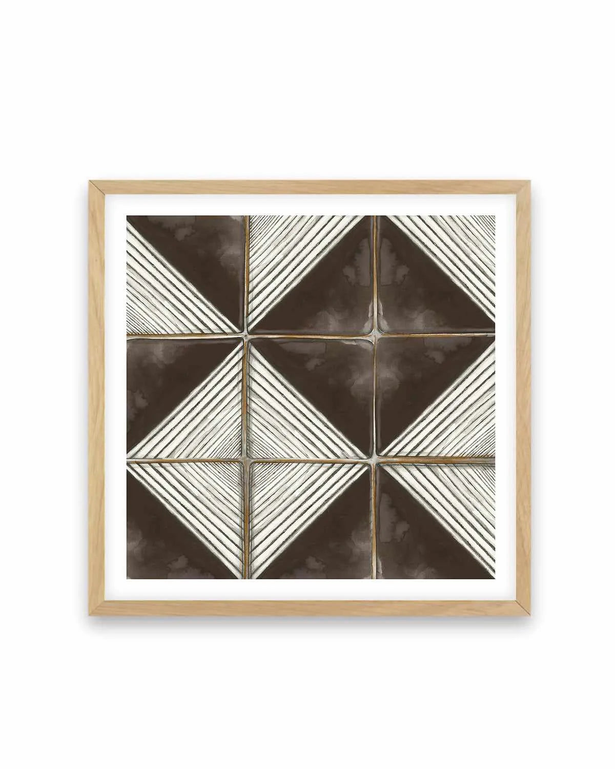 Square Tiles I Art Print from Olive et Oriel where you can shop wallpaper and artworks online