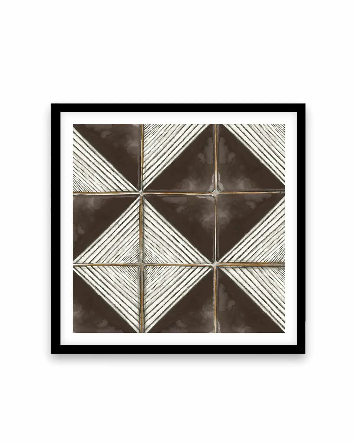 Square Tiles I Art Print from Olive et Oriel where you can shop wallpaper and artworks online