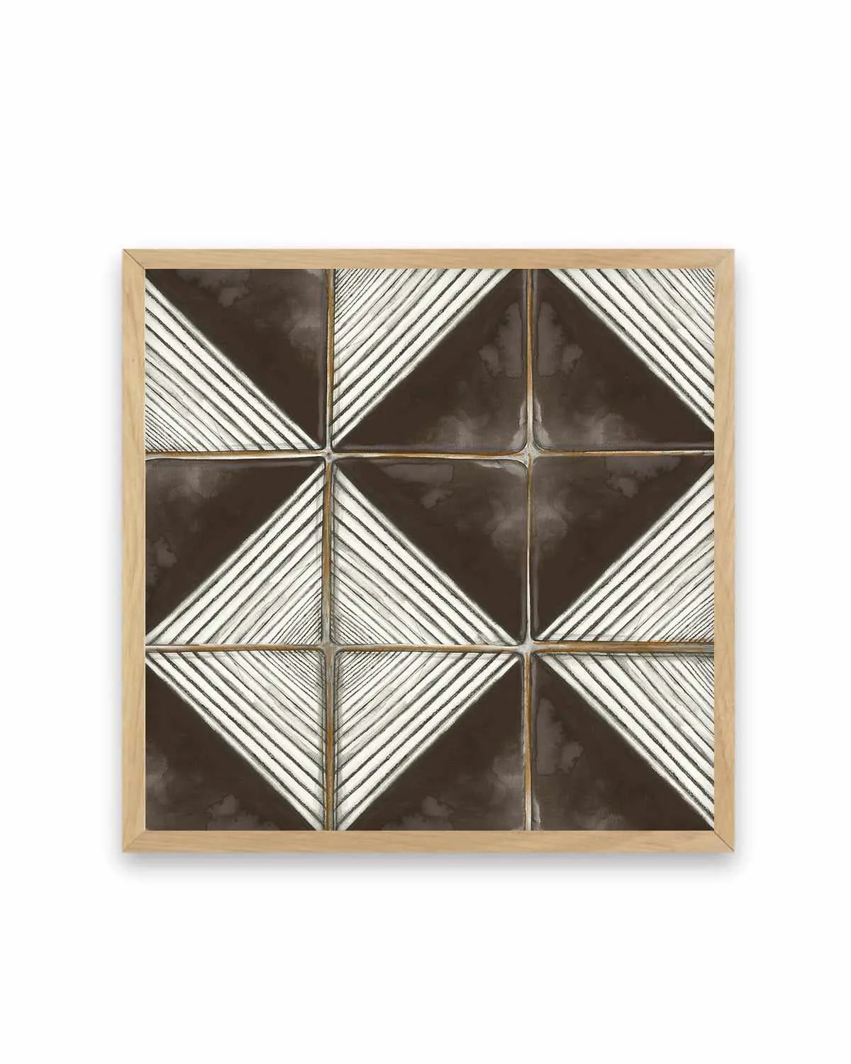 Square Tiles I Art Print from Olive et Oriel where you can shop wallpaper and artworks online