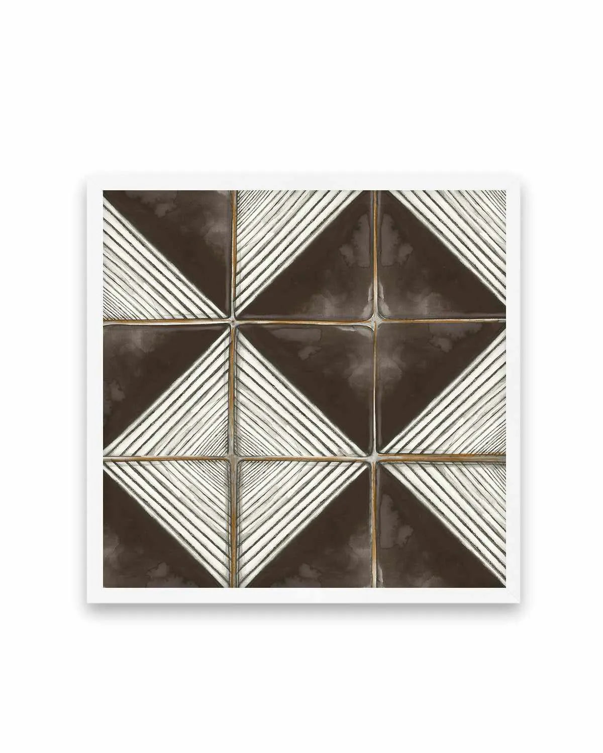Square Tiles I Art Print from Olive et Oriel where you can shop wallpaper and artworks online
