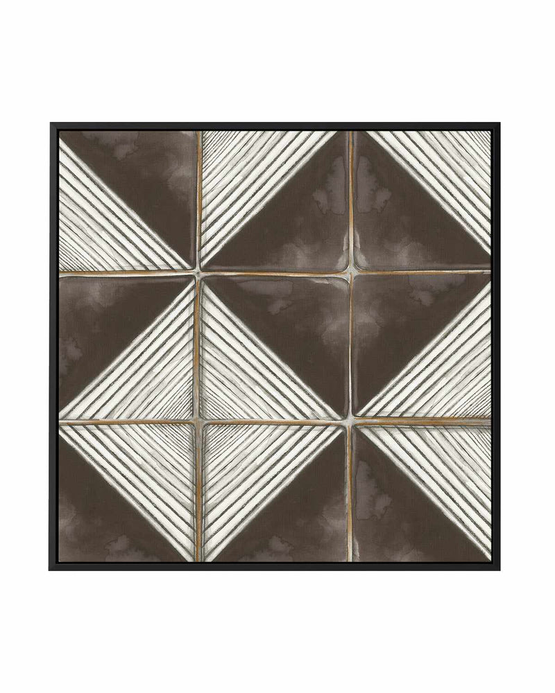 Square Tiles I | Framed Canvas Art Print