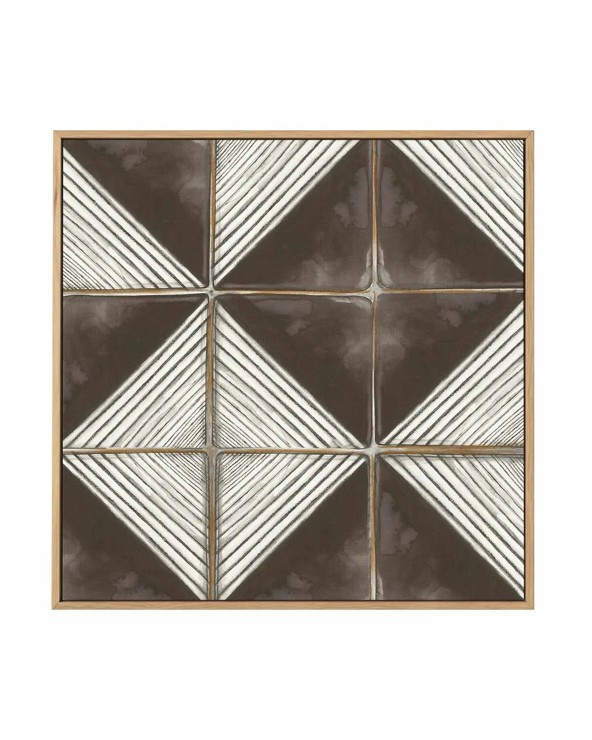 Square Tiles I | Framed Canvas Art Print from Olive et Oriel where you can shop wallpaper and artworks online
