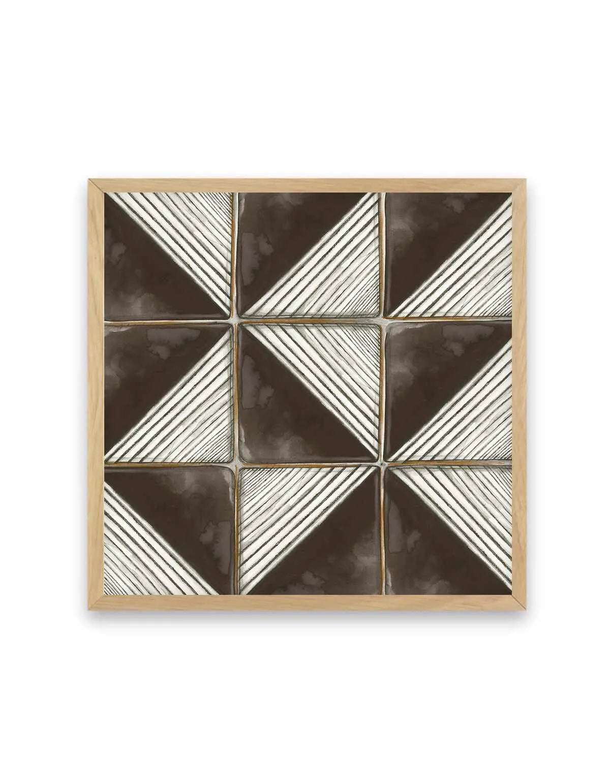 Square Tiles II Art Print from Olive et Oriel where you can shop wallpaper and artworks online