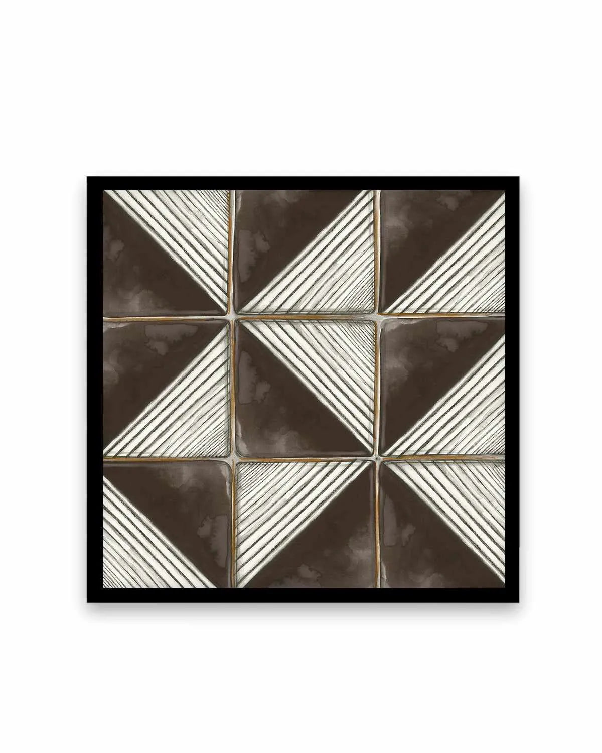 Square Tiles II Art Print from Olive et Oriel where you can shop wallpaper and artworks online