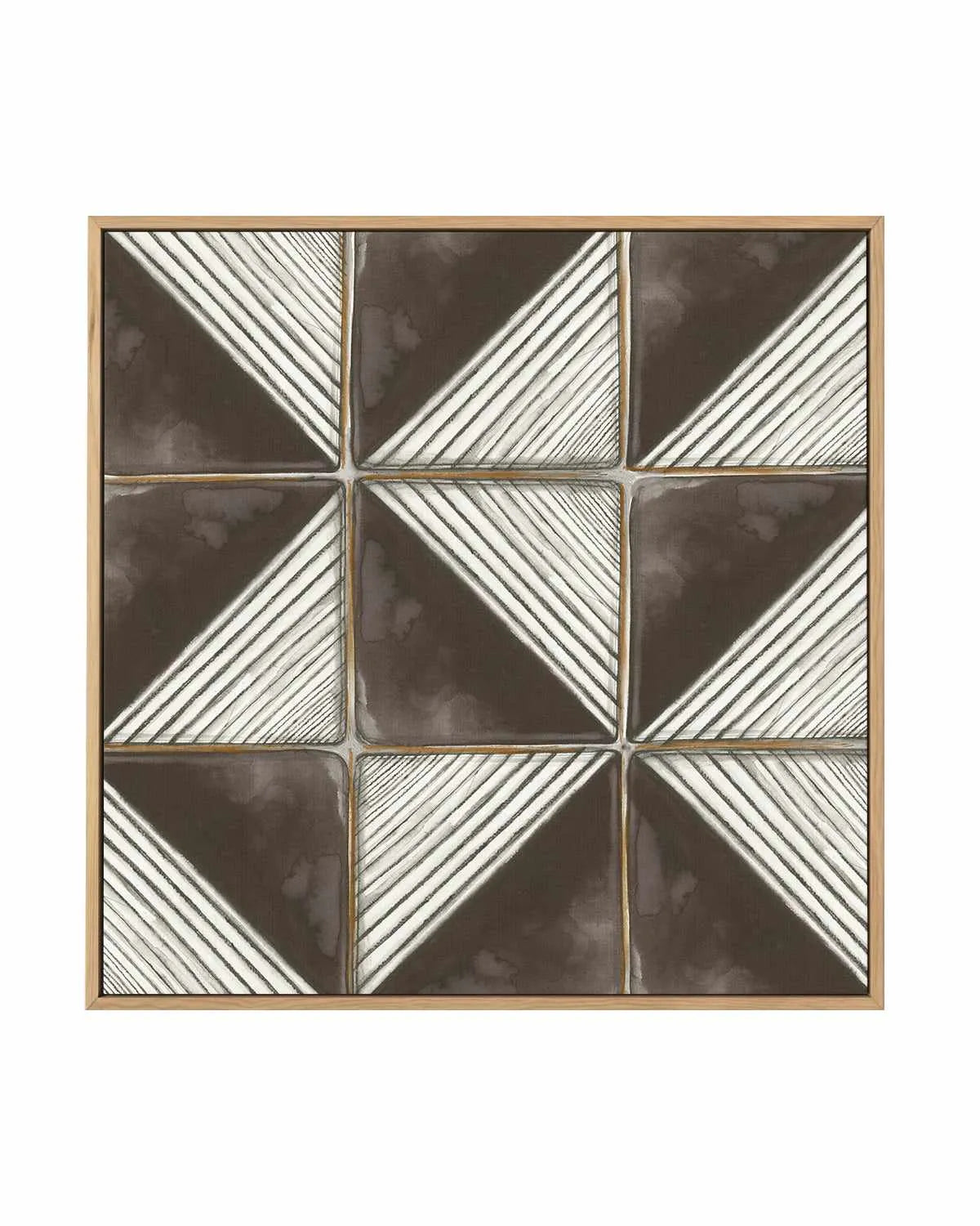 Square Tiles II | Framed Canvas Art Print from Olive et Oriel where you can shop wallpaper and artworks online