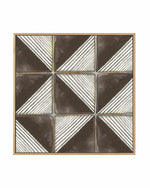 Square Tiles II | Framed Canvas Art Print