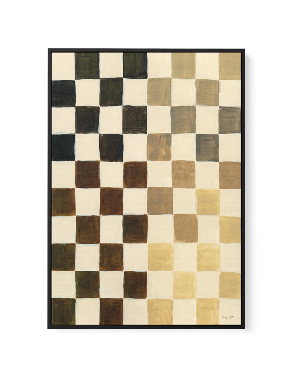 Square Up by Haley Knighten | Framed Canvas Art Print