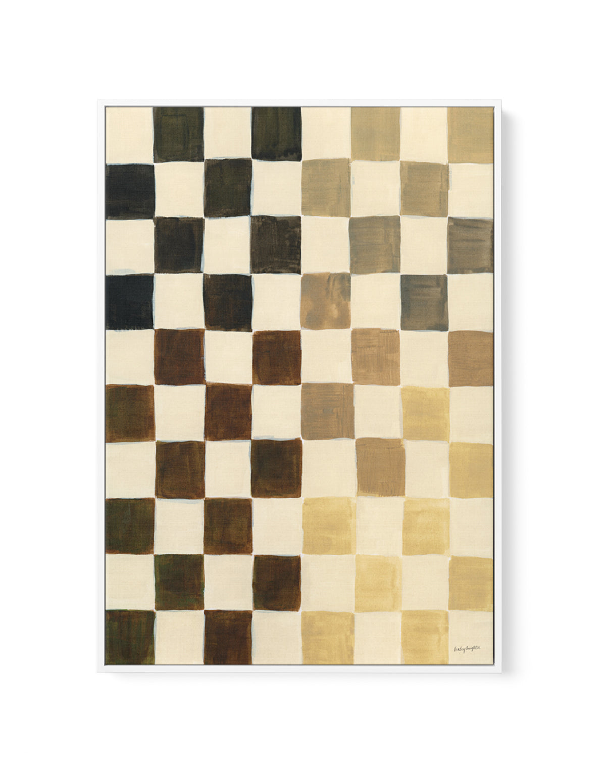 Square Up by Haley Knighten | Framed Canvas Art Print