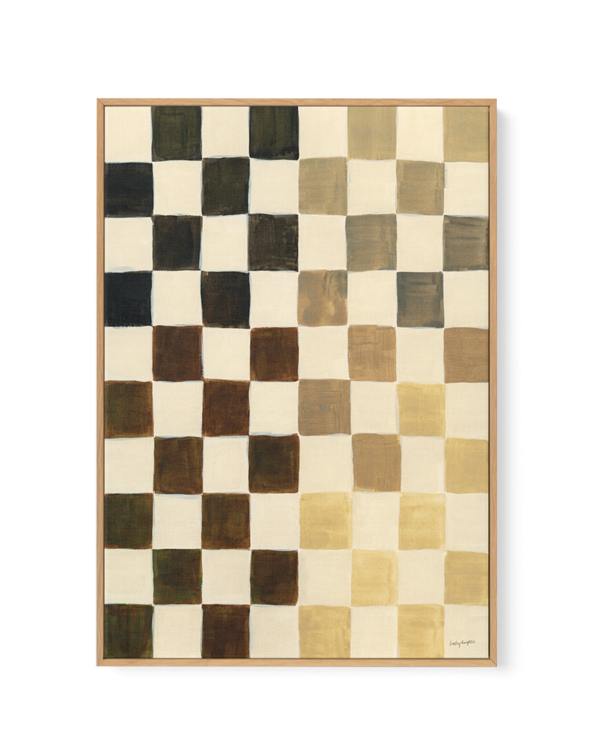 Square Up by Haley Knighten | Framed Canvas Art Print