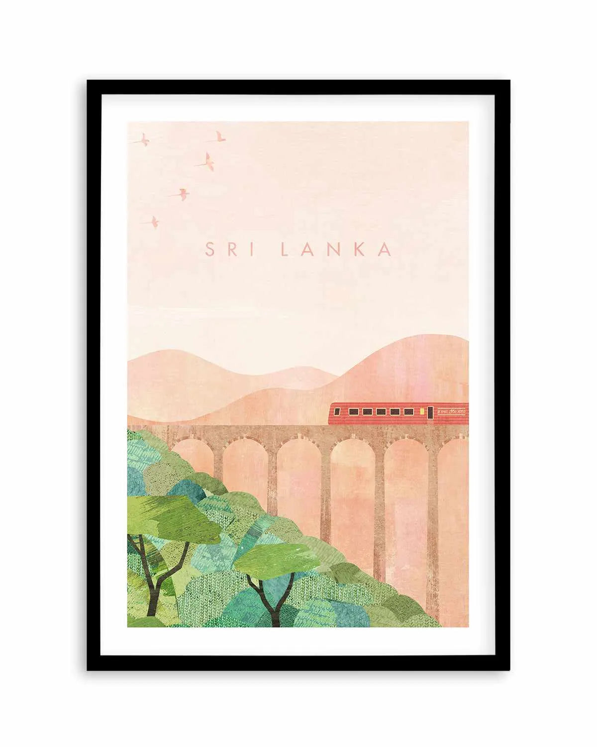 Sri Lanka by Henry Rivers Art Print from Olive et Oriel where you can shop wallpaper and artworks online