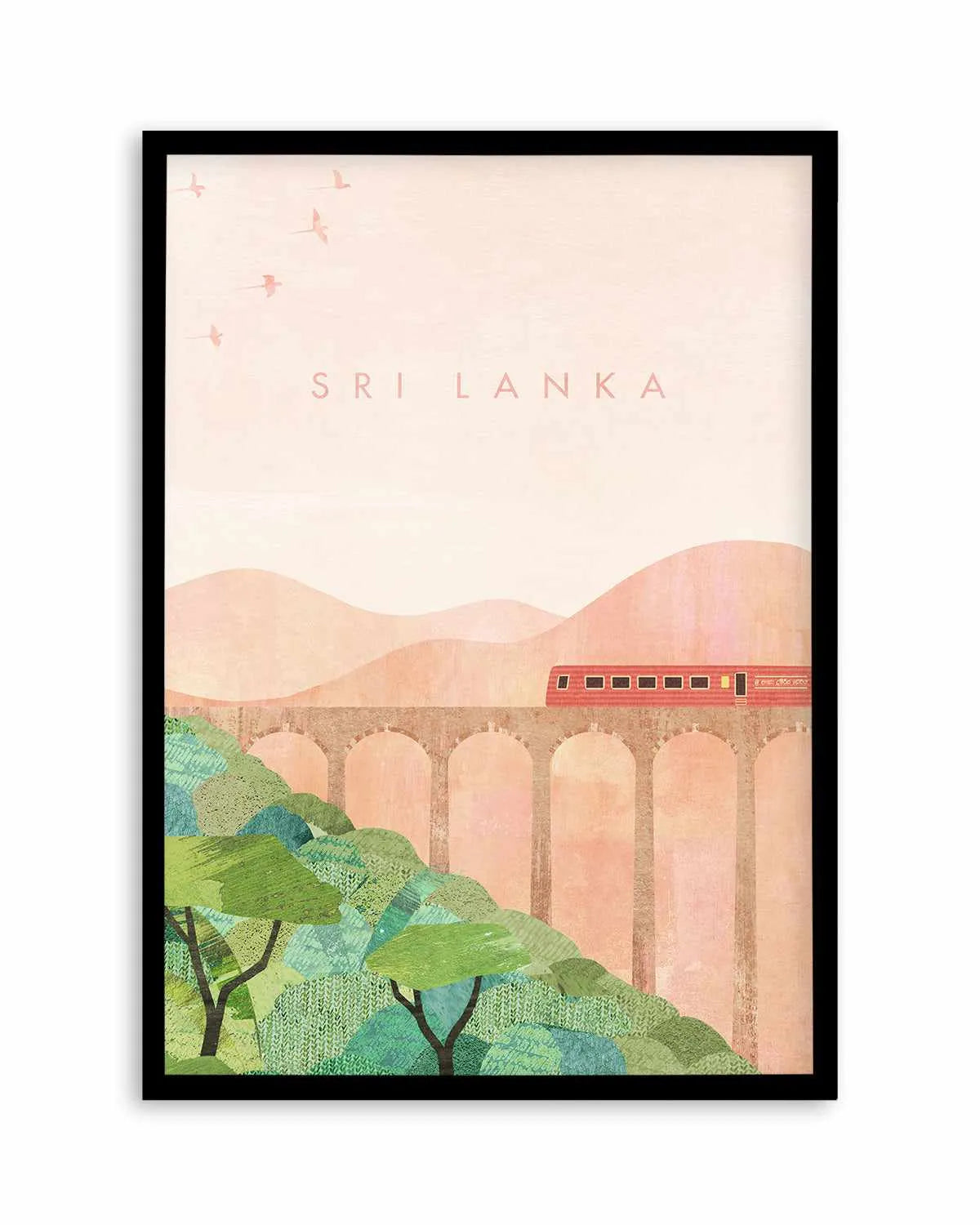 Sri Lanka by Henry Rivers Art Print from Olive et Oriel where you can shop wallpaper and artworks online