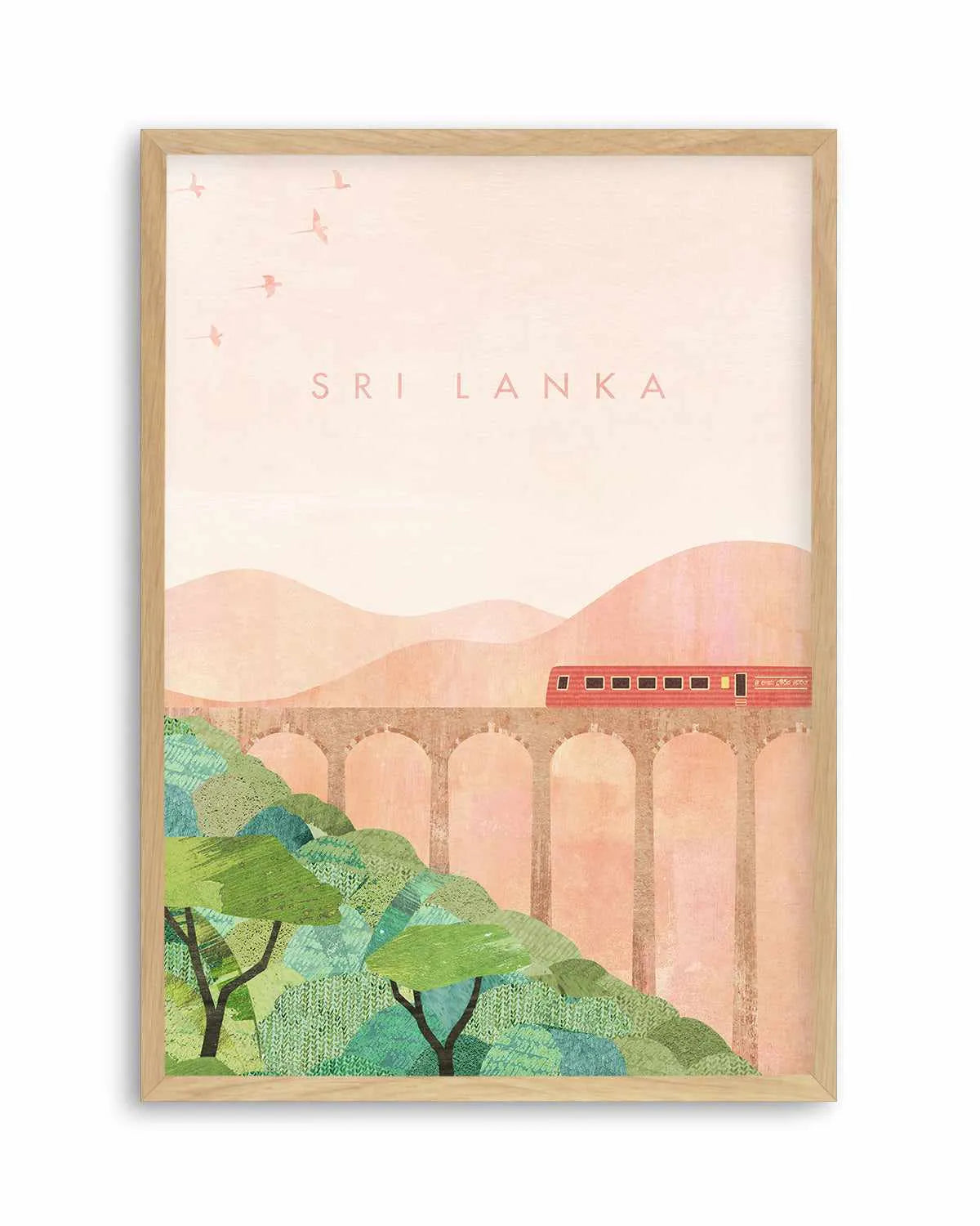 Sri Lanka by Henry Rivers Art Print from Olive et Oriel where you can shop wallpaper and artworks online