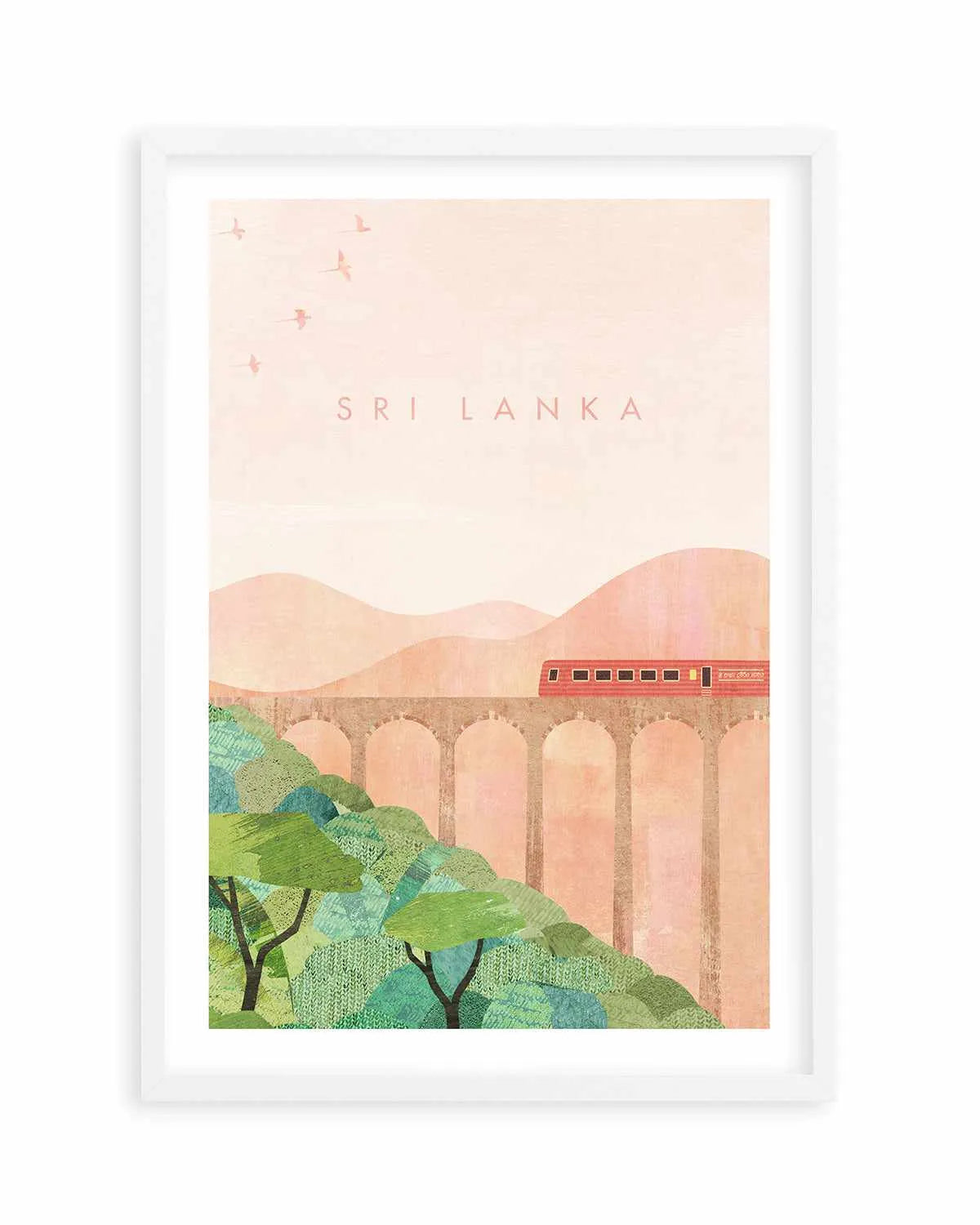 Sri Lanka by Henry Rivers Art Print from Olive et Oriel where you can shop wallpaper and artworks online