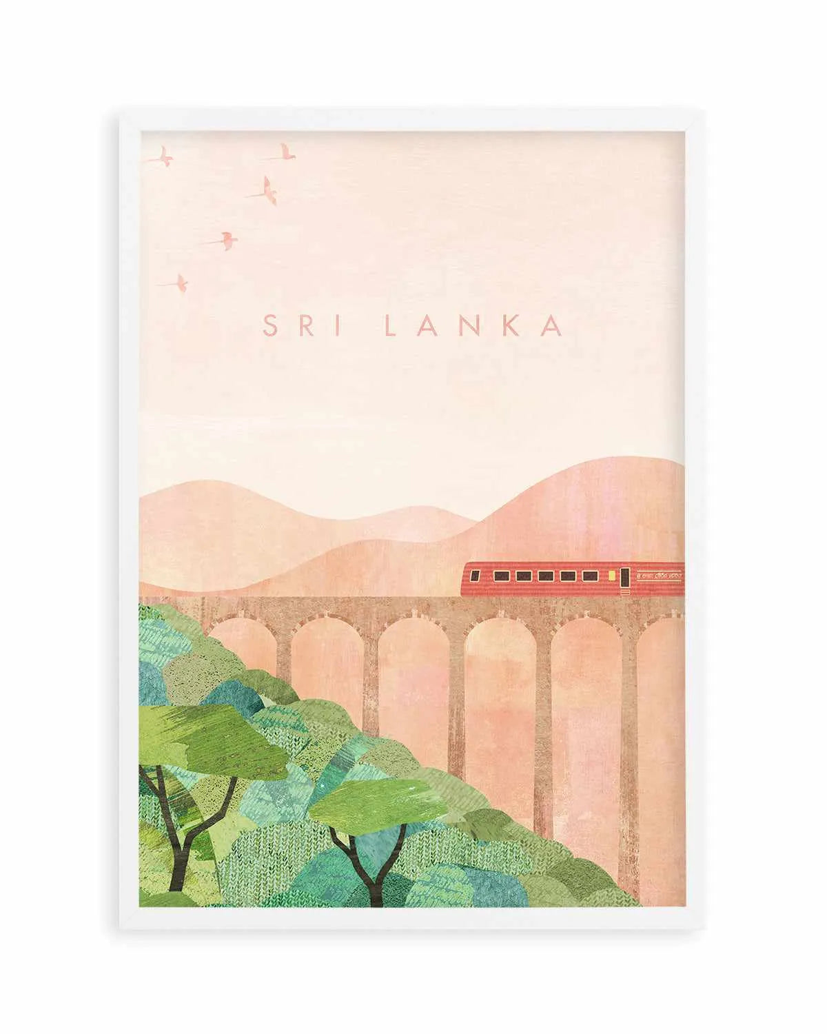 Sri Lanka by Henry Rivers Art Print from Olive et Oriel where you can shop wallpaper and artworks online