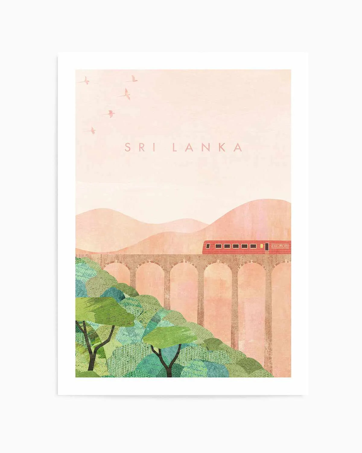 Sri Lanka by Henry Rivers Art Print from Olive et Oriel where you can shop wallpaper and artworks online