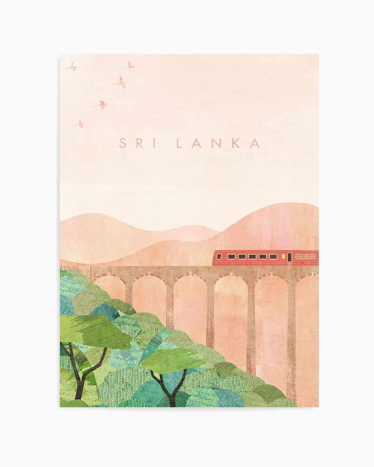 Sri Lanka by Henry Rivers Art Print from Olive et Oriel where you can shop wallpaper and artworks online