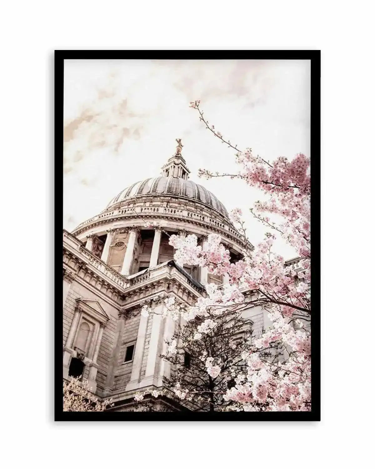 St Paul's Cathedral in Spring Art Print from Olive et Oriel where you can shop wallpaper and artworks online